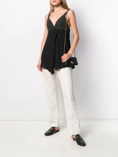 Shop Brunello Cucinelli V-neck Blouse In Black