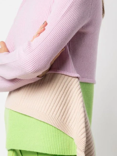 Shop Sies Marjan Layered Colour Block Jumper In Pink