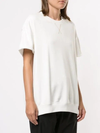 Shop Lee Mathews Oversized Barclay T In White