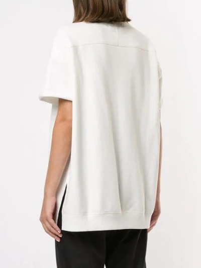 Shop Lee Mathews Oversized Barclay T In White