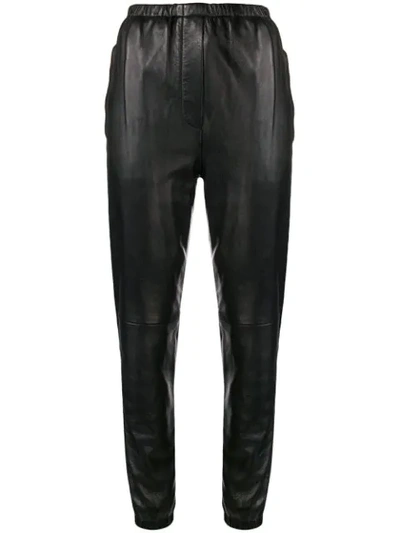 Shop 3.1 Phillip Lim / フィリップ リム Leather Track Pant In Black