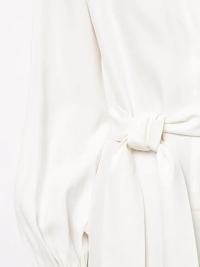 Shop Co Belted Wide-leg Jumpsuit In White