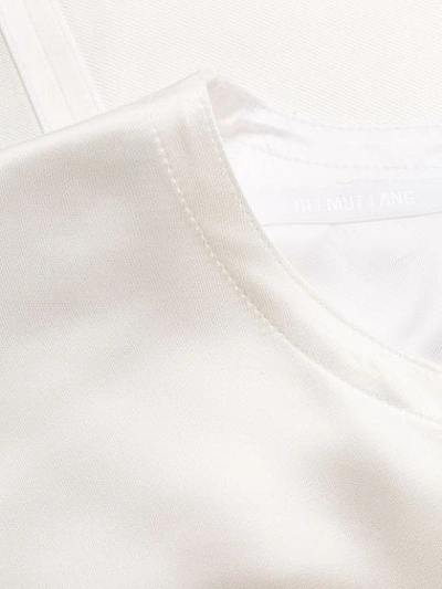 Shop Helmut Lang Open-back Tank Top In White