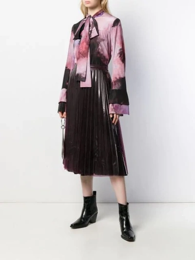 Ssheena Tie-dye Blouse In Black