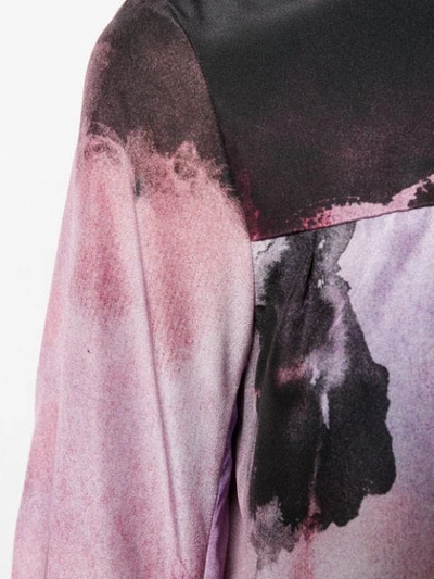 Ssheena Tie-dye Blouse In Black