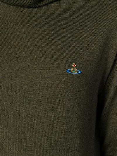 embroidered logo jumper