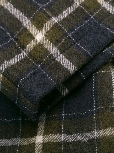 CHECKED WOOL TROUSERS