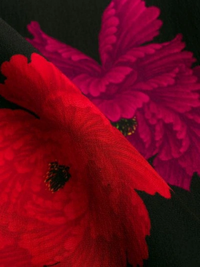 花卉印花直筒连衣裙