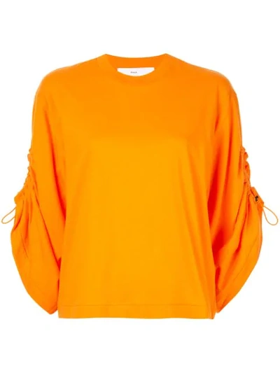 Shop Toga Drawstring T-shirt In Orange