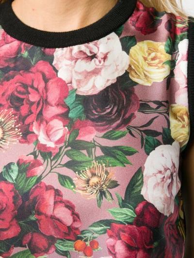 Shop Dolce & Gabbana Knitted Cashmere Floral Vest In Black