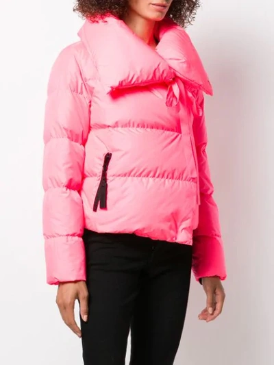 BACON FEATHER DOWN PUFFER JACKET - 粉色