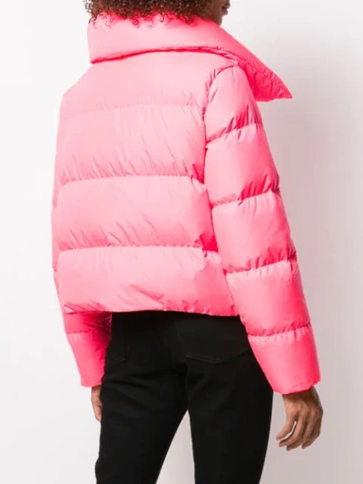 BACON FEATHER DOWN PUFFER JACKET - 粉色