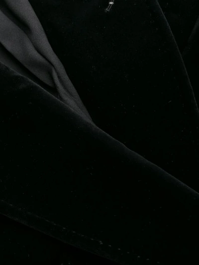 Shop Tom Ford Velvet Two-button Blazer In Black