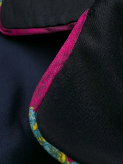 Biyan Embroidered Coat In Blue