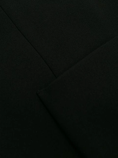 Shop Alberto Biani Cropped Box Blazer In Black