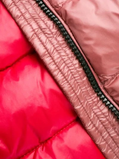 Shop Blauer Hooded Down Jacket In Rosa