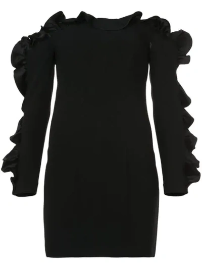 Shop Cinq À Sept Rosemarie Dress In Black