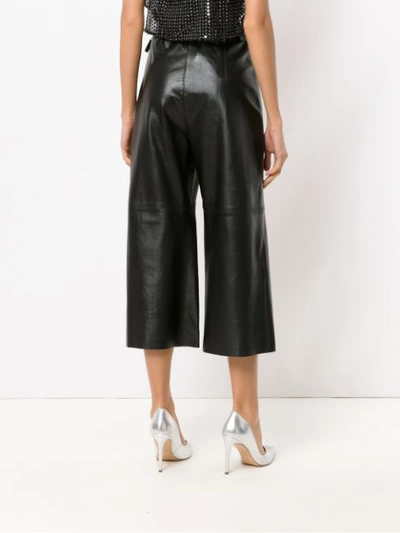 Shop Nk Leather Culottes - Black