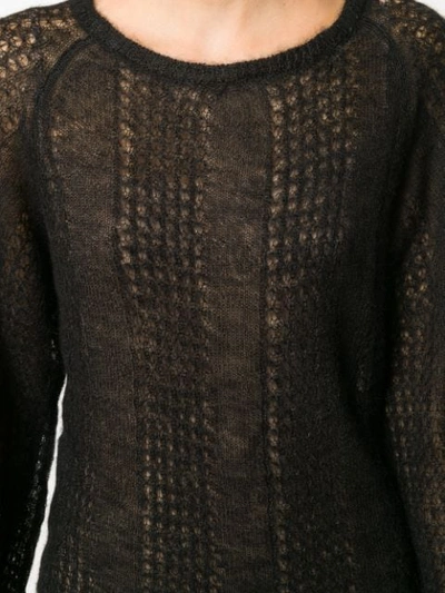 Shop Antik Batik Fine Knit Jumper In Black