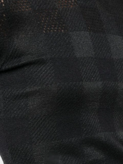 RAG & BONE 针织格纹毛衣 - 黑色