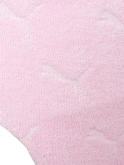 Shop Fenty X Puma Terrycloth Triangle Bikini In Pink
