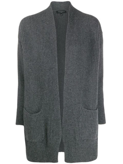 Shop Antonelli Zeus Cardigan In Grey