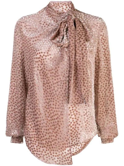 Shop Petar Petrov Pussy Bow Blouse In Pink