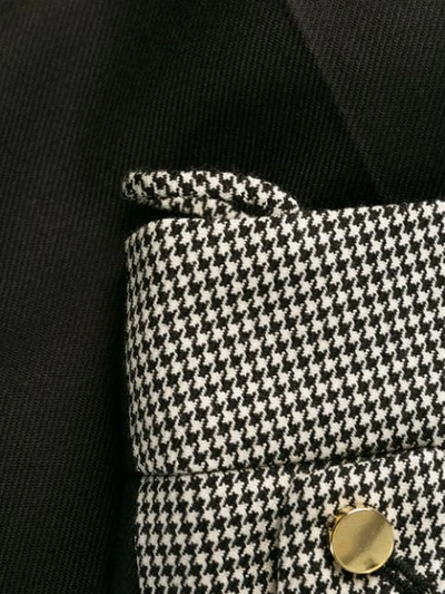 Shop Petar Petrov Contrasting Slim-fit Trousers In Black