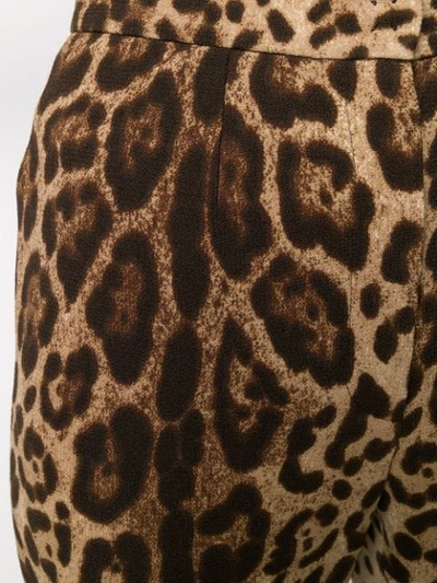 Shop Dolce & Gabbana Hose Mit Animal-print In Hy13m Leo New