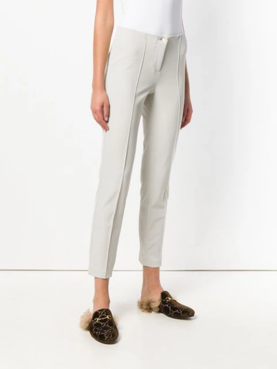 Shop Cambio Cropped Trousers - Grey