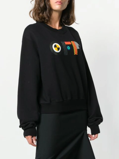 Shop Off-white Graphic Logo Sweatshirt - Black