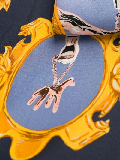 Shop Chloé Medallion Print Top In Blue