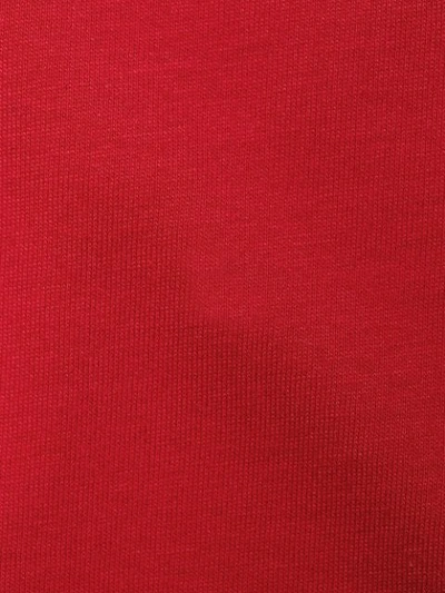 VALENTINO 心形缝饰连衣裙 - 红色