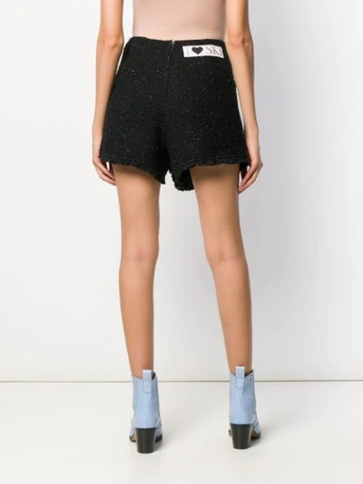 Shop Pinko Tweed Skort In Black