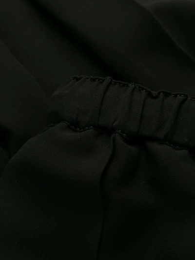 Shop Loewe Pleated Layer Skirt In Black