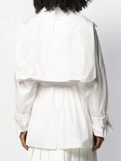 Shop The Row Keera Belted Jacket In White