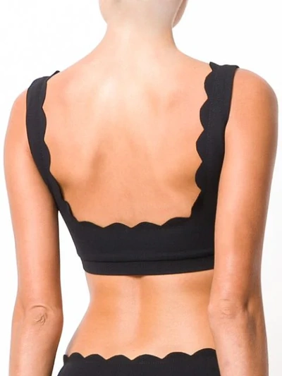 Shop Marysia Palm Springs Bikini Top In Black