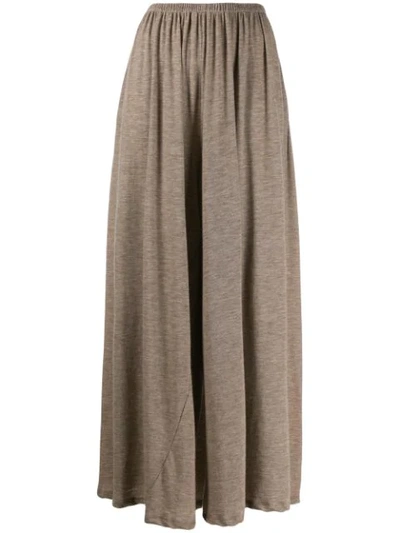 Shop The Row Kadir Wide-leg Trousers In Neutrals