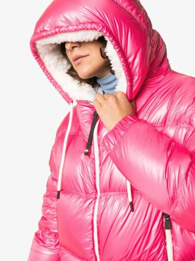 Moncler Grenoble Hufi Plume Nylon Down Jacket In Pink | ModeSens