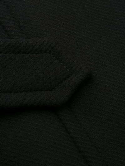 Shop Stella Mccartney Double-breasted Wool Coat In Black