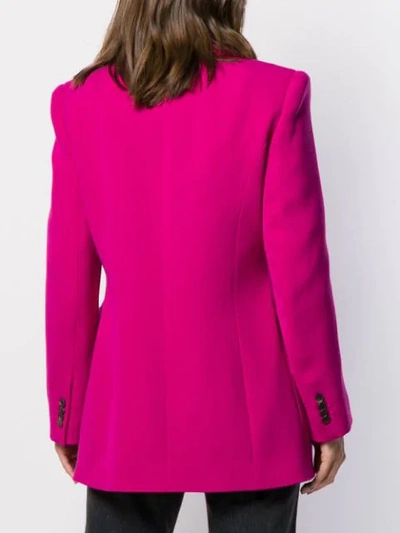 Shop Balenciaga Hourglass Structured Jacket In Pink