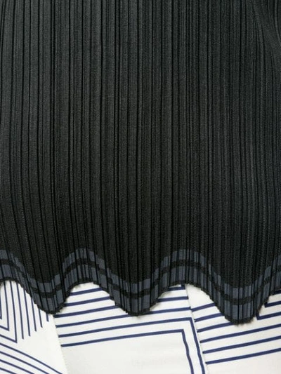 PLEATS PLEASE BY ISSEY MIYAKE PLEATED DESIGN BLOUSE - 黑色