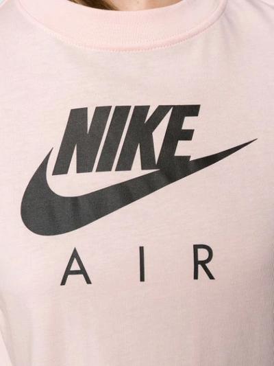 Shop Nike Contrast Logo T-shirt In Pink