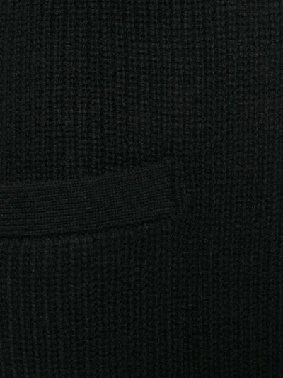 Shop Polo Ralph Lauren Long Open Cardigan In Black