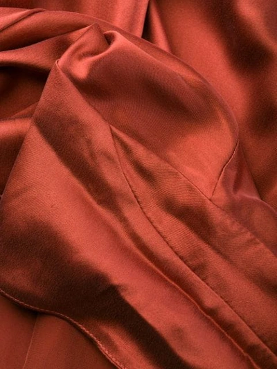 Shop Zimmermann Asymmetric Wrap Dress  In Rouge