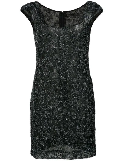 Shop Rubin Singer Lace Mini Dress - Black