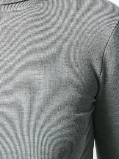 Shop Joseph Turtle Neck Pullover In Grey