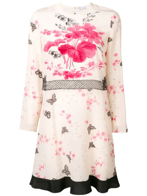 butterfly shift dress