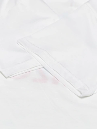 Shop Kenzo Floral Print T-shirt - White
