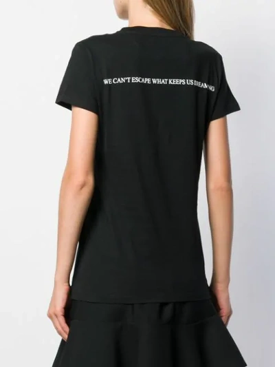 Shop Valentino Cloudy Lover Print T-shirt In Black